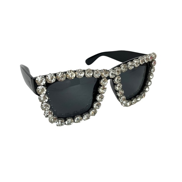 Unbranded Accessories - SUNGLASSES SUN GLASSES SHADES Crystal Bling Rhinestones Plastic Frames Beach